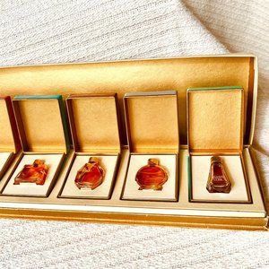 MINIATURE COMMERCIAL PERFUME BOTTLES SET IN ORIGINAL BOXES | CIRO ORIGINAL